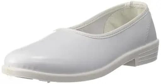 Shoegears Girls White Ballerina School Shoes